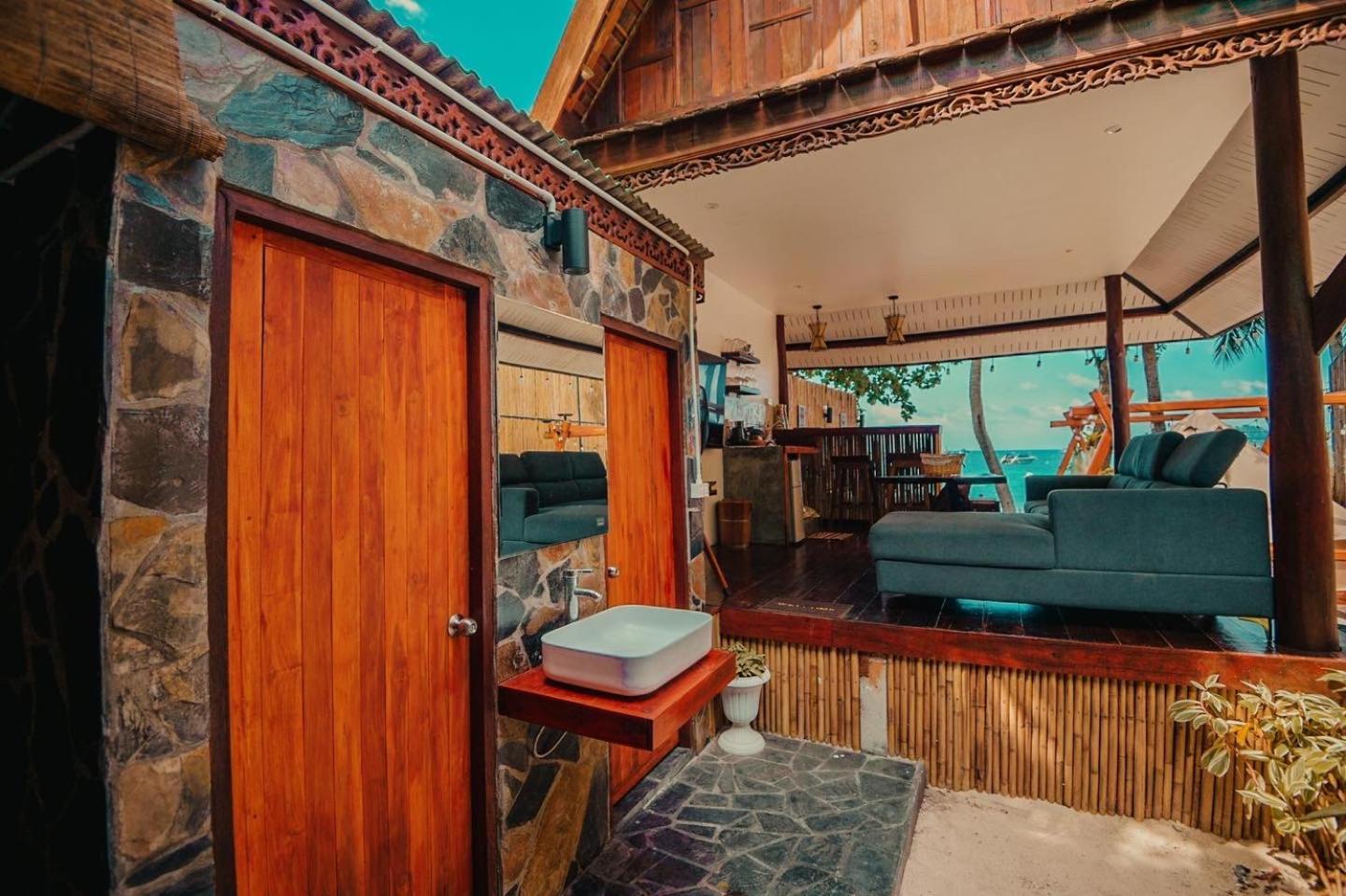 Natures Edge Beachfront Luxury Glamping Koh Tao Exteriör bild